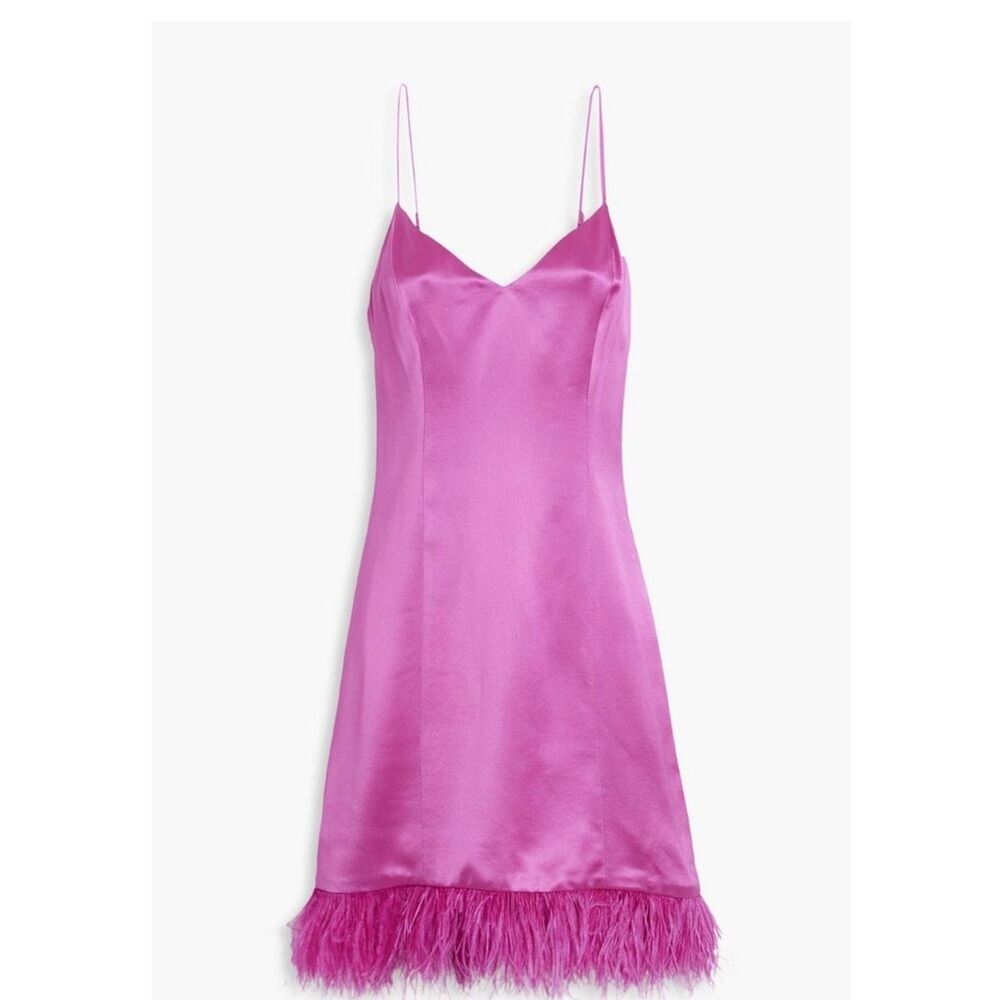 CAMI NYC Roxanne Feather Dress NWT